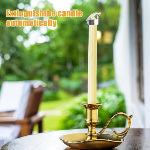 4-pack candle snuffer, automatic Swedish candle snuffer, candle wick snuffer stopper (silver)_yux silver