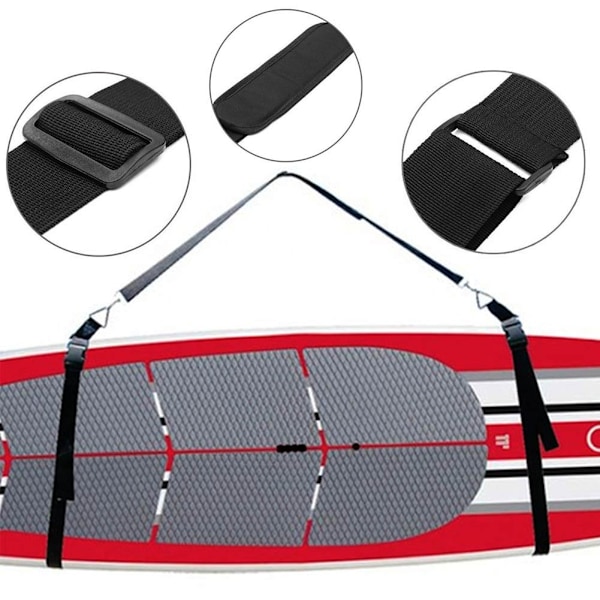 Surfbräda axelrem justerbar bärsele stå upp surfing surf paddle board bärsele som visas
