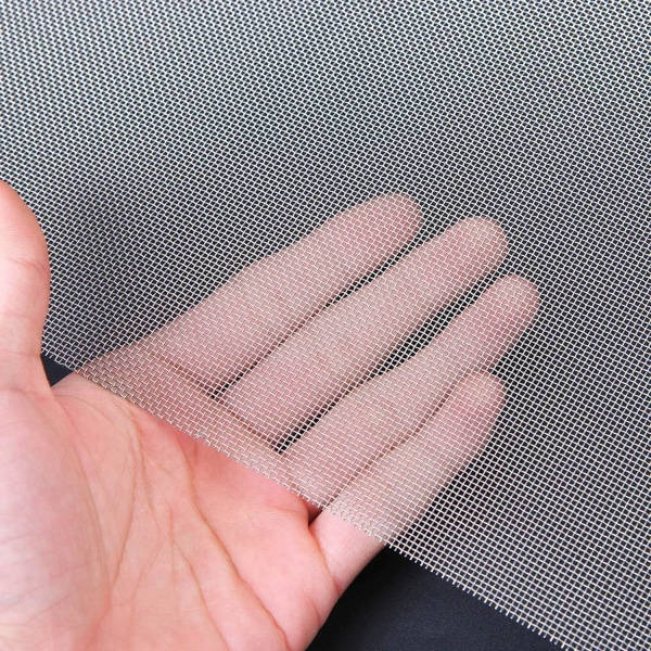 2 stk. rustfrit stål 20 mesh ventilationsnet af metal insektsnet