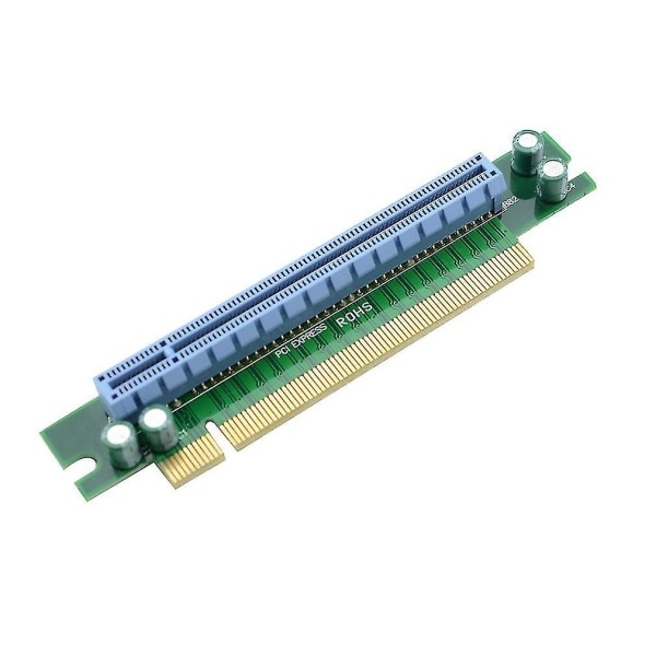 PCI-e Express 16x 90 asteen kulmakaapeliadapter Riser-kort 1U palvelimen kotelolle