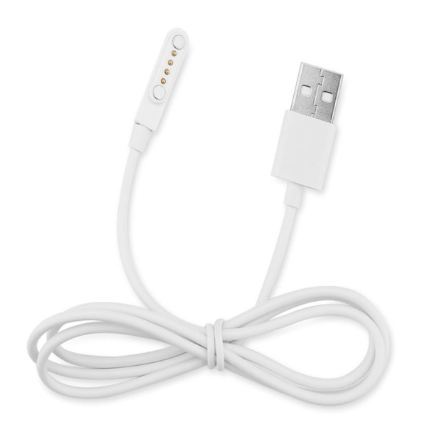 Universal Smartklokke Lader for KW88 KW18 GT88 G3 Smartwatch USB strøm 4-pin magnetisk ladekabel