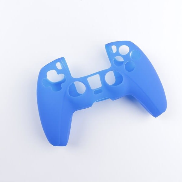 För Sony Playstation 5 Handtag för PS5-kontroller Mjuk silikongel Gummi Case Cover för Ps5 Gamepad 2020 NewBlue