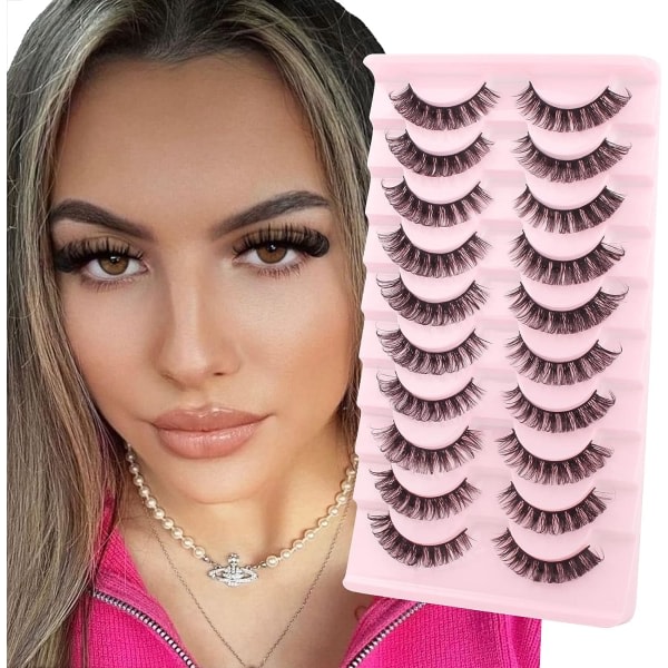 L?s?gonfransar Russian Volume Eyelashes 3D Russian Lashes 10 Pai