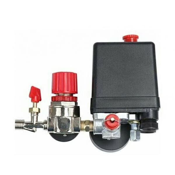 Luftkompressor trykafbryderventil trykafbryder luftkompressor med trykmåler regulator..DEBUNS