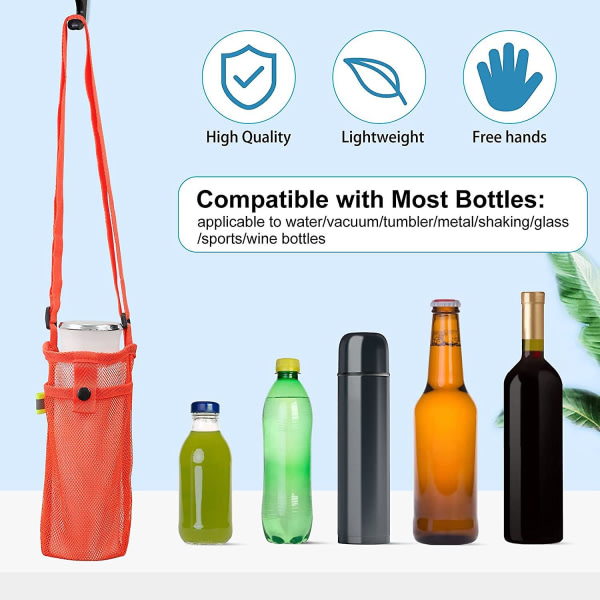 Vattenflaskhållare, vattenflaskhållare med justerbar axel