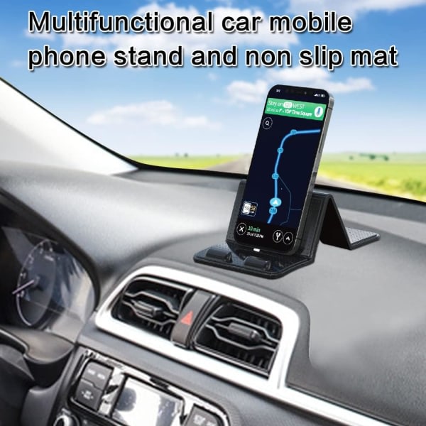 Galaxy Flerfaldig biltelefonhållare GPS-hållare No trace avtagbar halkfri gummikudde