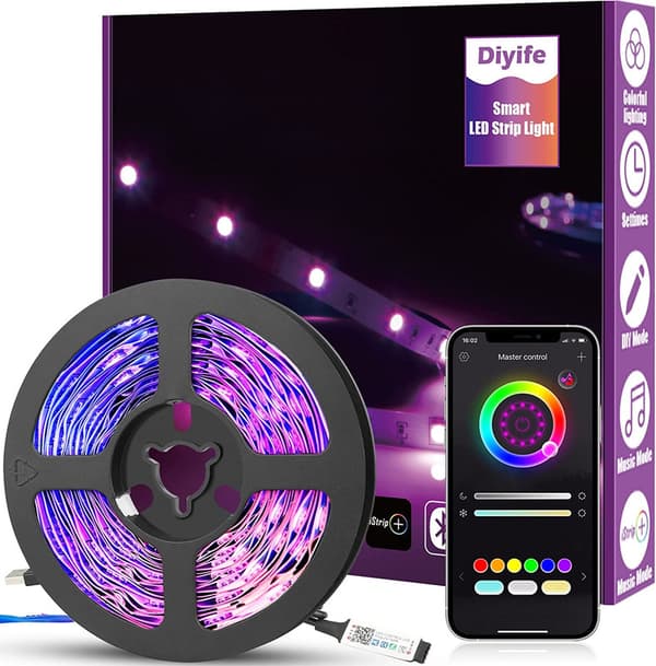XJ-LED-list / Ljusslinga / LED-Strip - 6 meter RGB_yux