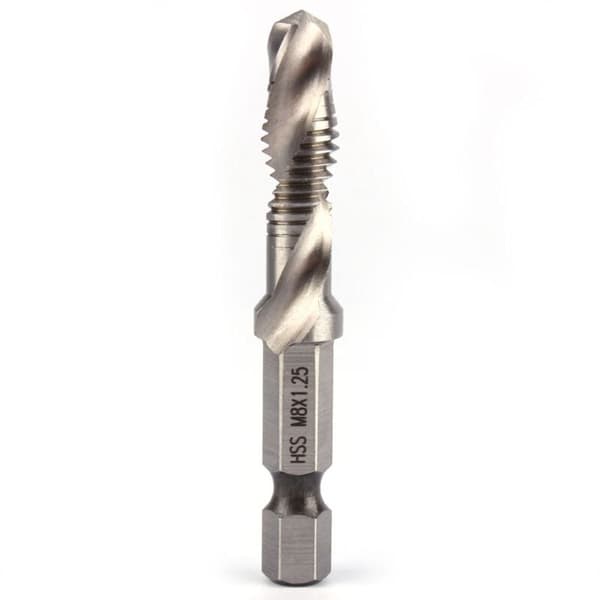 Eosnow M8 HSS 1/4\" Hex Skaft Bor & Forsænker Bor Power Tool Del