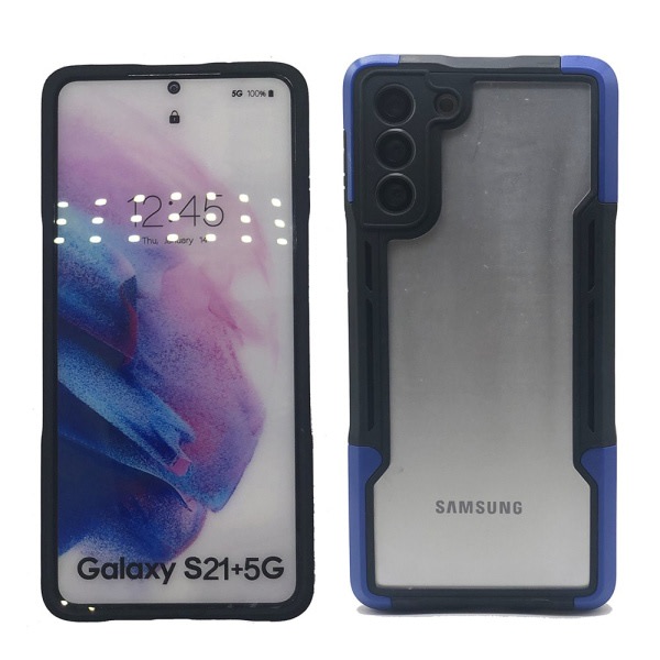 TG Samsung Galaxy S21 - Genomtänkt Stilsäkert Skyddsskal Blå