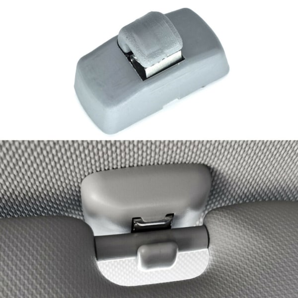 Solskjerm Festklemme 3B0857561B Solskjerm Klips Krokfeste Holder for Golf- 0.02 Gray