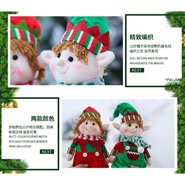 Baby Jultomte Dockor Jul Miniatyr Tomte Dockor Liten Tomte