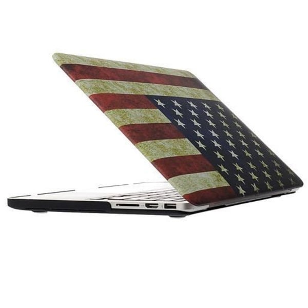 Skal for Macbook Pro Retina USA:n lippu 13.3-tum Blå, Vit &amp; Stav
