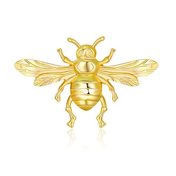 TG Honey Bee Brosche Lapel Pins til kvinder 24K guld