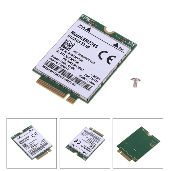 EM7345 4G LTE Mobiililaajakaista 4G-kort WWAN EM7345 Moduuli 04X6019 04X6014 Lenovo ThinkPad X240 T440 T440P X250 T450