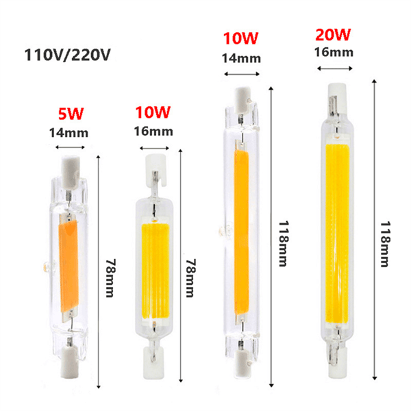 Dæmpbar glaslampe 118MM 20W 220V varm hvid TYPE89_MGF TYPE89 TYPE89_yux TYPE89