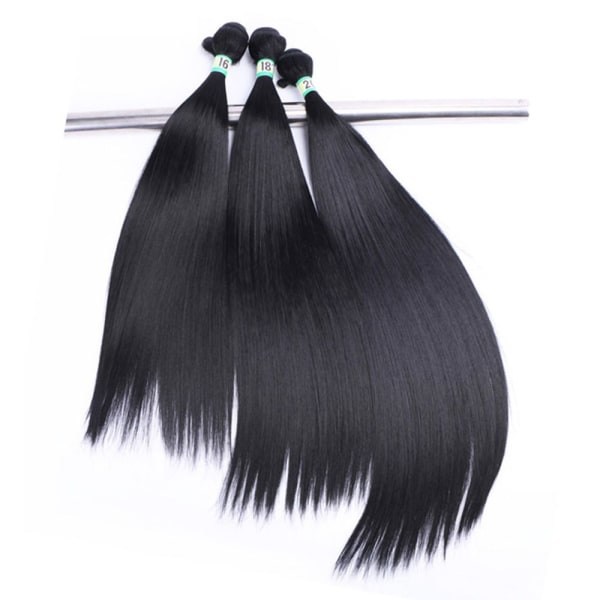 TG 100g Hårförlängning Hair Weft Brasilianskt rakt hår 14 TUM