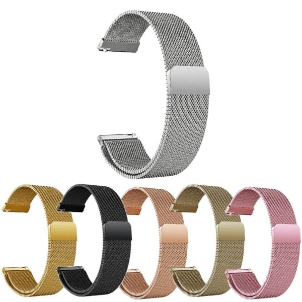 SKALO Milanese Loop til Garmin Venu Sq 2 - Flere farver Sølv sølv-yux silver