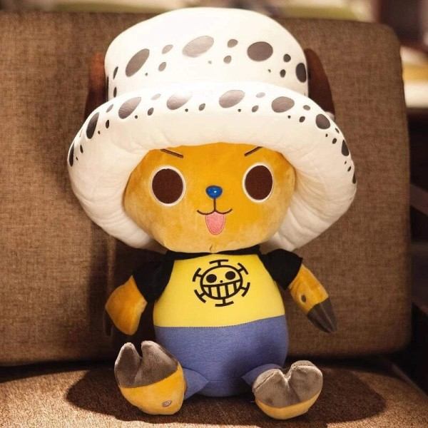 25cm Spel Söt Kawaii Söt Siamese Pirat Plyschleksak Mjukt Hår Docka Present Tony Tony Pirate Trafalgar D Vattenmetod