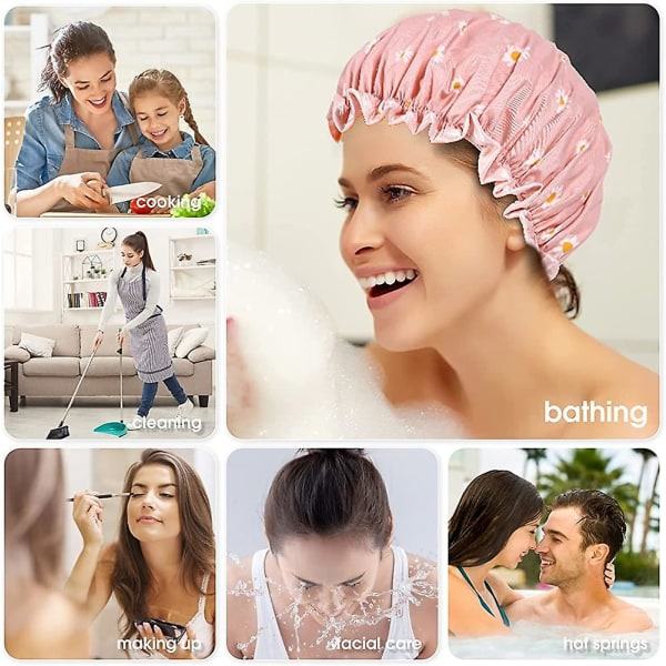 TG Cap, 2-pakning Acsergery presenterer dobbellags vanntett caps for kvinner