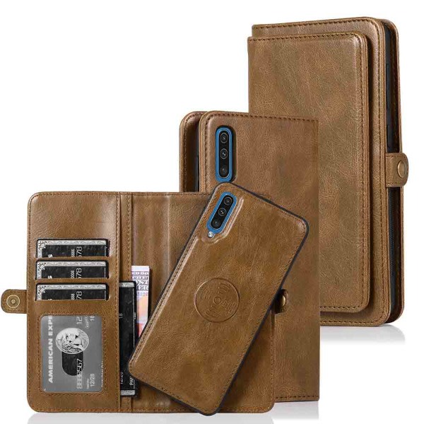 TG Effektfuld Wallet Case - Samsung Galaxy A50 Mørkegrøn