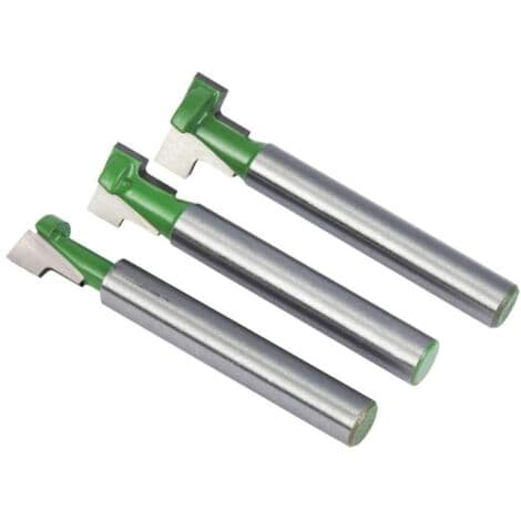 6mm Shank T-Slot and T-Rail Router Bits, Professional Woodworking Tools