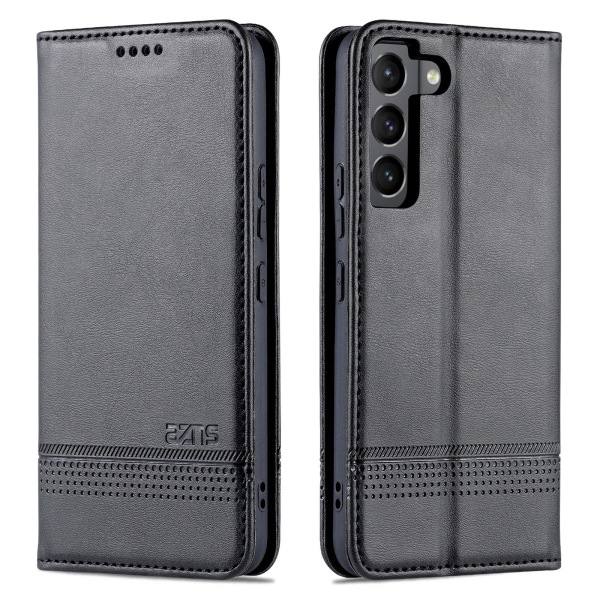 TG Elegant Nahkainen Lompakko Kotelo Yazunshi - Samsung Galaxy S22 Plus Tummanvihreä