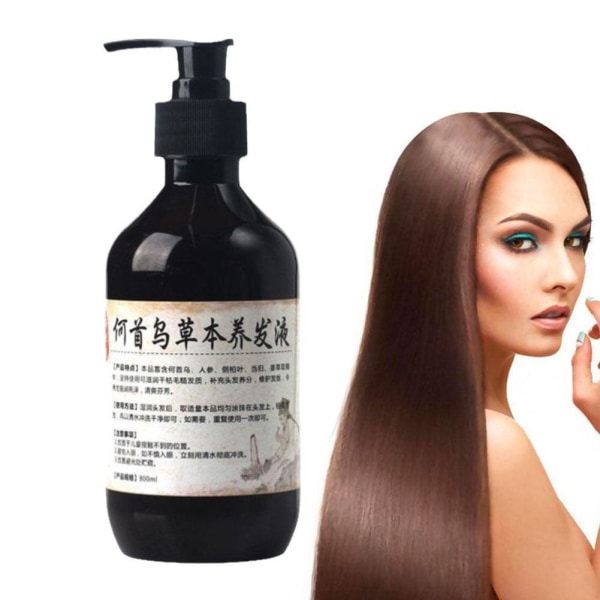 TG He Shou Wu Harmaantunut Hiusten Shampoo - Ravitseva Hiukset Hiustenlähtö