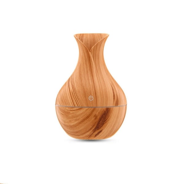 TG Vasformad Luftfuktare med Trämönster - Ljust trä Ljusbrun