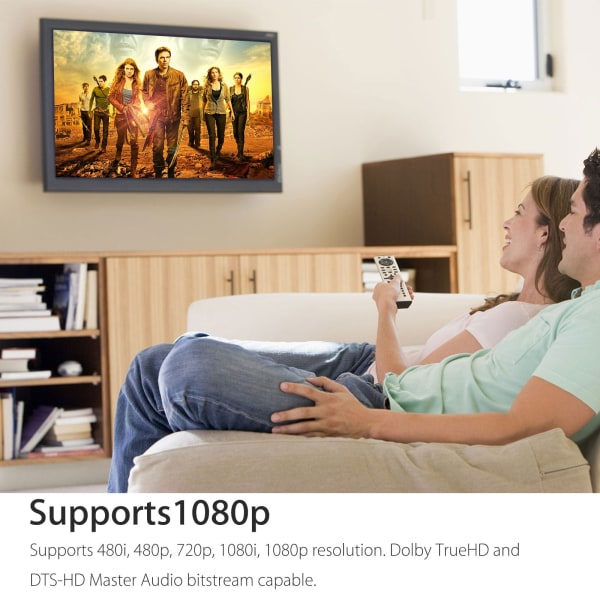 TG HDMI till RCA-kabel, HDMI till 5 RCA-konverteradapterkabel, 1080P