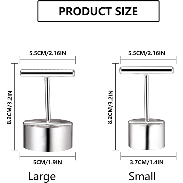 2 stk Apple Corer, Rustfritt Frukt Slicer Pære Corer Separat