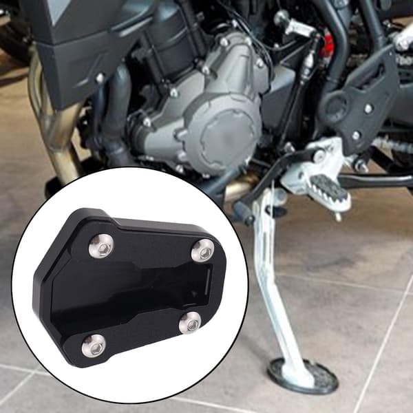 Kickstand Side Stand Forlængelsespude Til HONDA CRF300L CRF300 Black