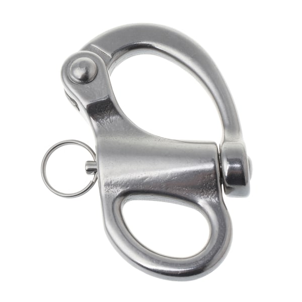 Metallrigg Seiling Fast Bail Snap Shackle Fast Øye Snap Hook Seilskute 96mm