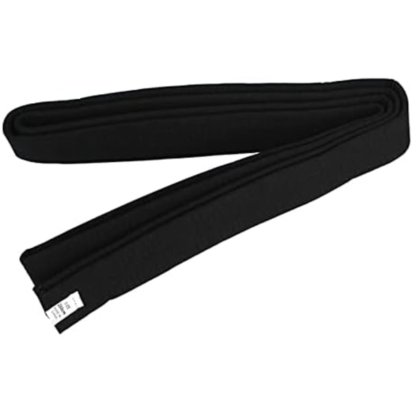 Dobbelt Taekwondo Bælte Karate Judo Hapkido Kampsportsuniform Farve Rang Bælte 220cm Sort Længde 220cm87tommer