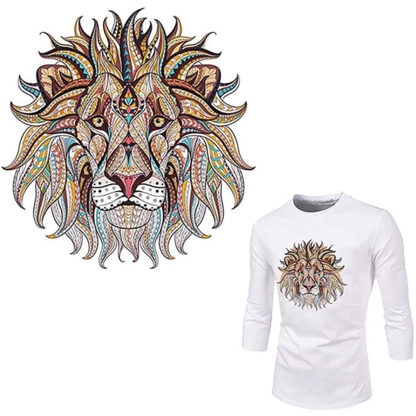Lion Design Stryklåster för kläder - Gyllene