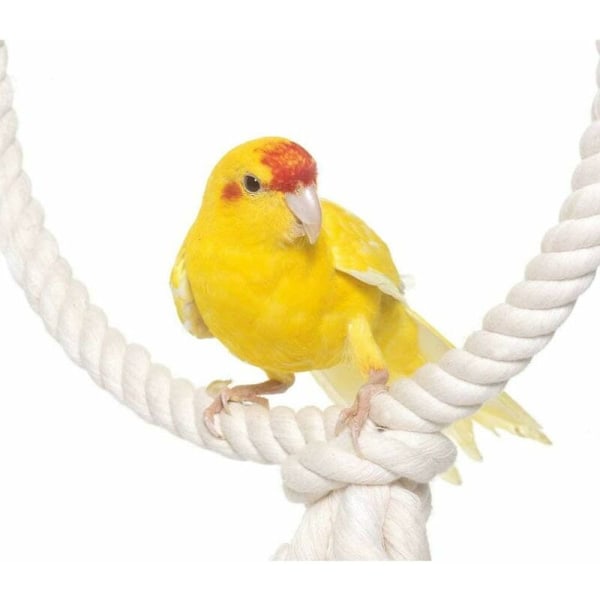 100% Bomuld Tvundet Blødt Reb til Macrame, Strikning, Vægophæng, Håndværk - 10m x 10mm