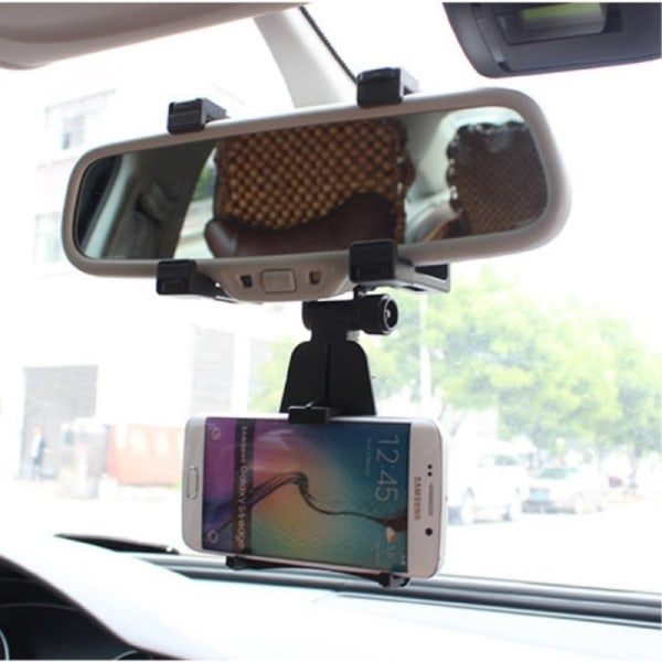 TG Mobilholder med bakspejlsmontering til bilen Sort