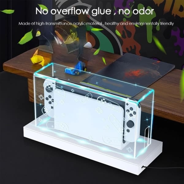 Switch/OLED-konsolin akryyli suojakotelo Luminiferous Base Box A