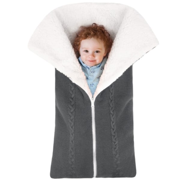 Baby Vinter Wrap Wrap Filt Sovepose for Spjelseng