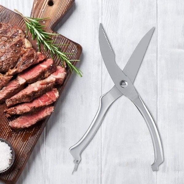 Køkkenssaks BBQ Kød Kylling Ben Rustfrit Stål