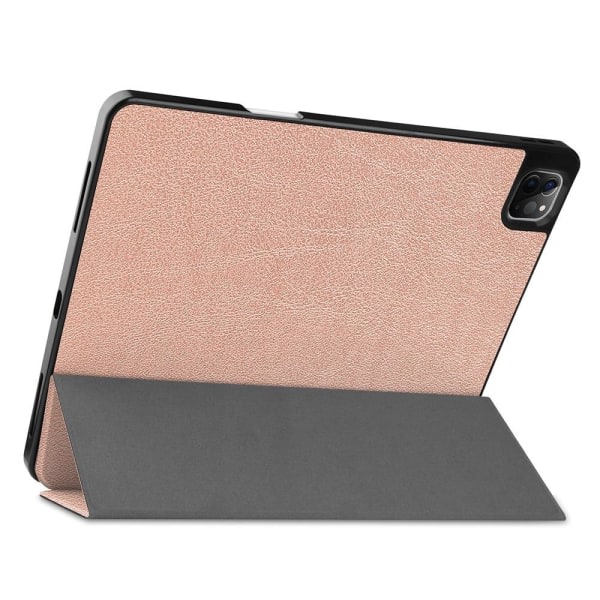 iPad Pro 12,9" 2021 Slim fit tri-fold fodral - Rose Gold Rosa guld