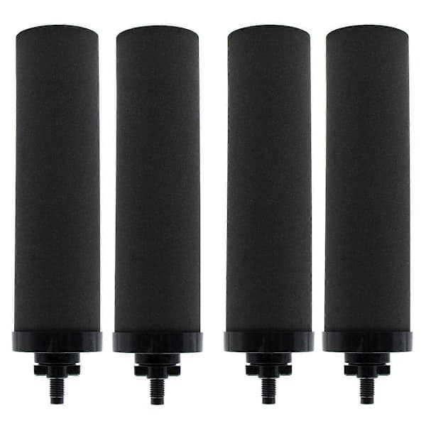 4-pakning vannfilter for BERKEY Black Activated Carbon BB9-2 Filter 41 HPPE