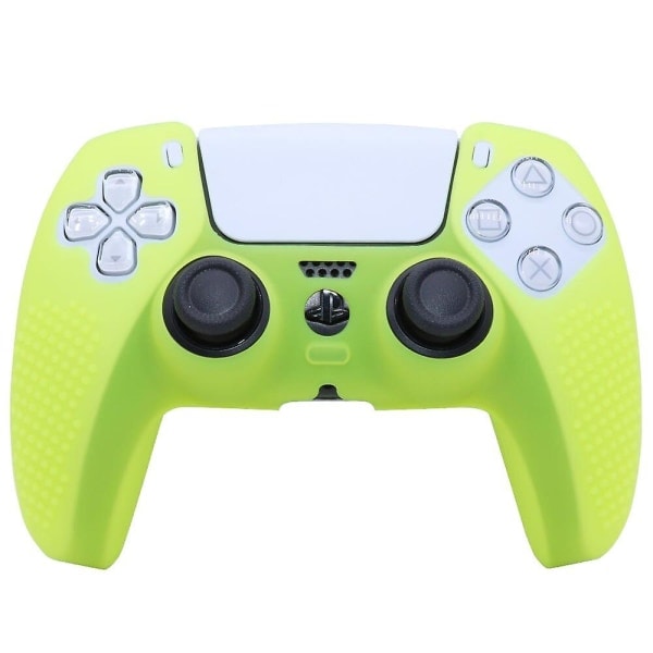 Anti-halk, mjukt skal för PS5 Game Controller Cover Skin Gamepad Fodral Skal Joystick Cover för Ps5gul