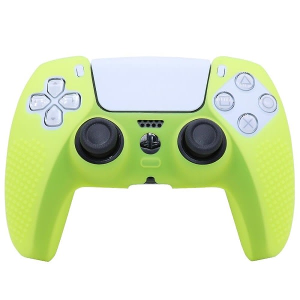 Anti-halk, myk etui for PS5 Game Controller Cover Skin Gamepad Fodral Skal Joystick Cover for Ps5yellow