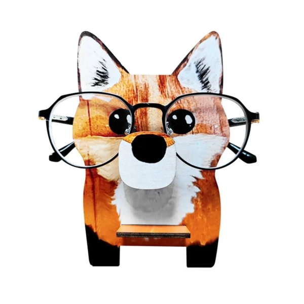2 st Glasögonhållare Glasögonställ Creative Solglasögonhållare Smyckesställ Stativ Fox Glasögonbåge