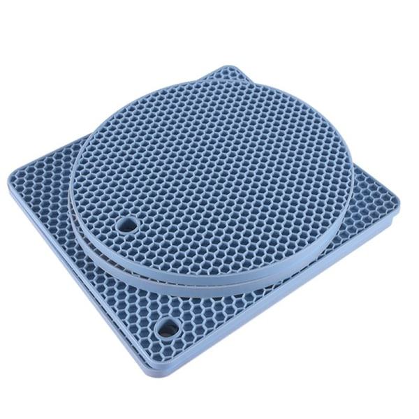 Hemmatmatot Silikonialusmatot, 4 kpl (Nordic Blue)