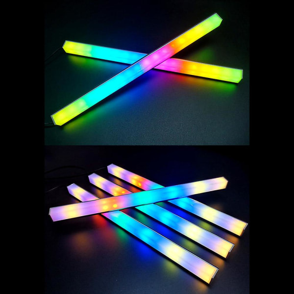 LED-valopalkki Dubbelsidig Light Strip Rainbow Case -valopalkki