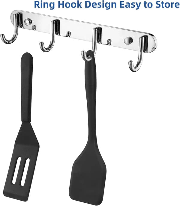 4-delt mini silikonspatelsett, fleksibel non-stick slisset serveringsspatel for brownies, småkaker, egg, baking og matlaging Black