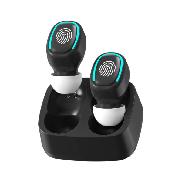 Tr?dl?st Bluetooth Headset Touch Light Mini H?gkvalitets ?ronproppar Anti-svett Hd Ljudkvalitet Stereo Universal Headset rosa