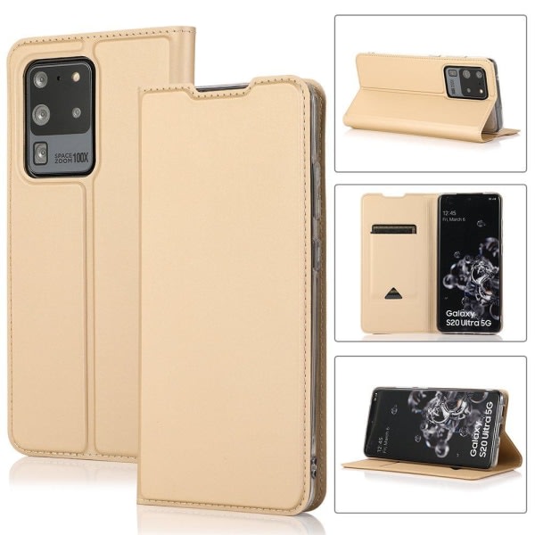 TG Samsung Galaxy S20 Ultra - Stillrent Pungfodral Sort Sort