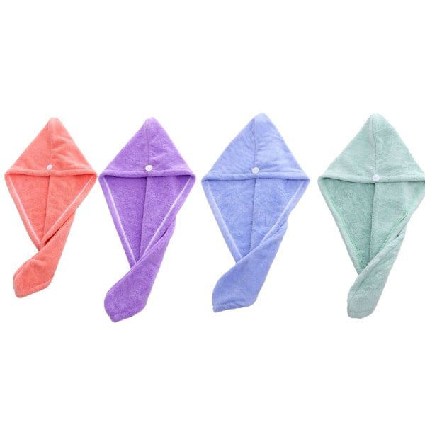 TG Mikrofiber Hårhanddukar, 4-pack